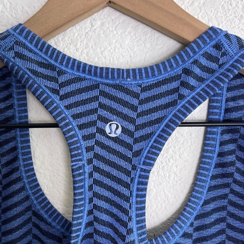 LULULEMON Swifty Tech Racerback Ribbed Tank Size 6 - Picture 8 of 9